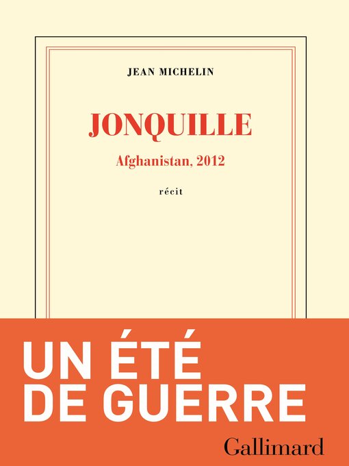 Title details for Jonquille. Afghanistan, 2012 by Jean Michelin - Available